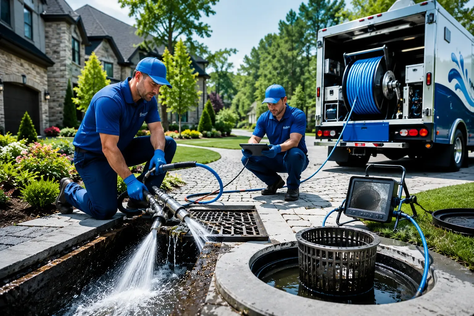 Local outdoor drain cleaning professionals in Hawks, MI