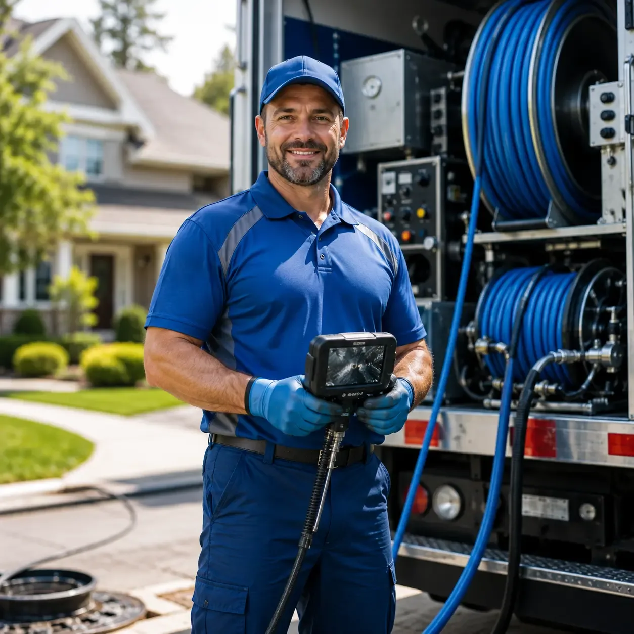 Local outdoor drain cleaning specialists in Hawks, MI